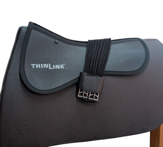 Anti-Rutsch-Komfortset schwarz: Thinline Pad + Kieffer Schnurengurt
