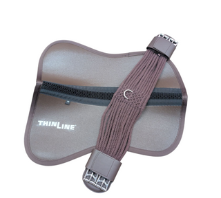 Anti-Rutsch-Komfortset Braun: Thinline Pad + Kieffer Schnurengurt