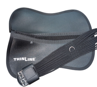Anti-Rutsch-Komfortset schwarz: Thinline Pad + Kieffer Schnurengurt