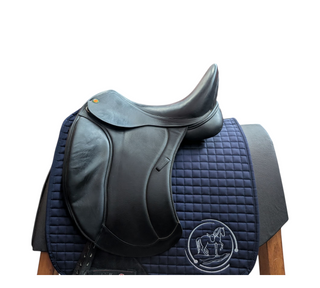 Jorge Canaves P3 schwarz Dressursattel 17,5 Zoll gebraucht Zustand gut